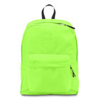 Os esportes exteriores customizáveis Backpack a luz - esverdeie para meninas/meninos da High School