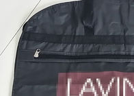 Os sacos de vestuário Zippered com bolsos/sacos vestuário de pano, dobram acima o saco de vestuário