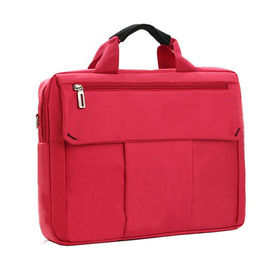 Das sacolas duráveis do portátil do poliéster portátil vermelho/cinzento para mulheres, do negócio ensaca