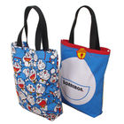 Bolsas bonitos amigáveis do algodão das sacolas das senhoras de Eco Doraemon para mulheres