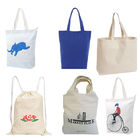 Recicle sacos não tecidos do polipropileno, sacos de compras reusáveis brancos