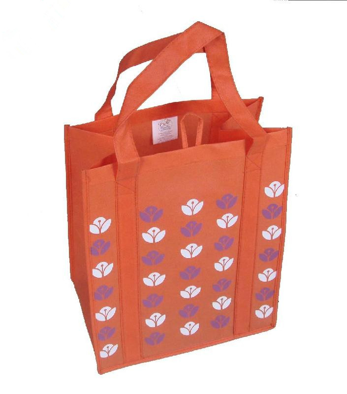 Sacos de compras relativos à promoção, tamanho personalizado sacola não tecido pequeno de Eco